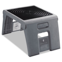 Folding Step Stool, 1-Step, 300 lb Capacity, 14 x 11.25 x 9.