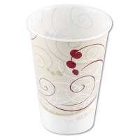 Symphony Design Wax-Coated Paper Cold Cups, ProPlanet Seal,