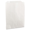 Grease-Resistant Single-Serve Bags, 6" x 0.75" x 7.25", Whit