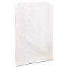 Grease-Resistant Single-Serve Bags, 6.5" x 1" x 8", White, 2