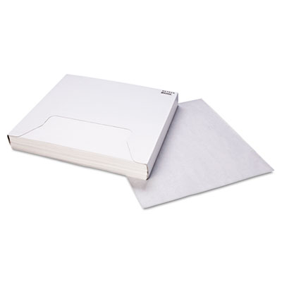 Grease-Resistant Paper Wraps and Liners, 15 x 16, White, 1,0
