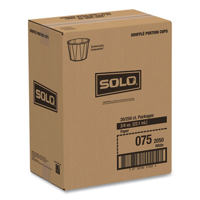 Paper Portion Cups, ProPlanet Seal, 0.75 oz, White, 250/Bag,