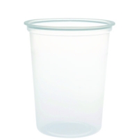 Microgourmet Plastic Deli Container, 32 oz, 4.7" Diameter x