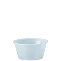 Polystyrene Portion Cups, 2 oz, Plastic, Translucent, 250/Ba