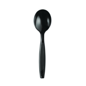 Individually Wrapped Heavyweight Soup Spoons, 5.75", Plastic