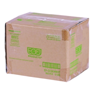 Cutlery for Cutlerease Dispensing System, Knife, Plastic, Wh