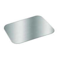 Foil Laminated Board Lids, Fits 2061/2062, 5.88 x 8.44, Alum