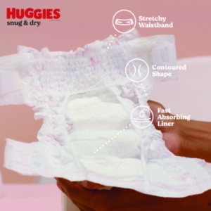 Snug and Dry Diapers, Size 6, 35 plus lbs, 112/Carton
