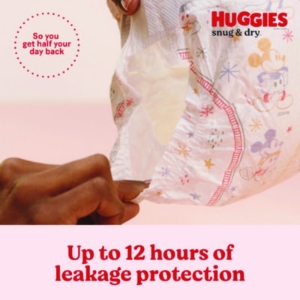 Snug and Dry Diapers, Size 5, 27 plus lbs, 136/Carton