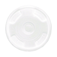 BlueStripe Recycled Content Cold Cup Flat Lids, Fits 9 oz to