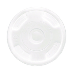 BlueStripe Recycled Content Cold Cup Flat Lids, Fits 9 oz to