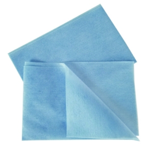 Deluxe Foodservice Wiper, 1-Ply, 13 x 21, Blue, 150/Carton