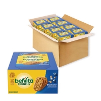 belVita Breakfast Biscuits, 1.76 oz Pack, Blueberry, 8 Packs