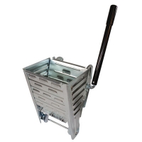 Metal Side-Press Wringer, Fits 26 qt to 50 qt Mop Buckets, S