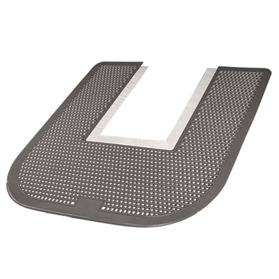 Disposable Urinal Floor Mat, U-Shaped, Orchard Zing Scent, G