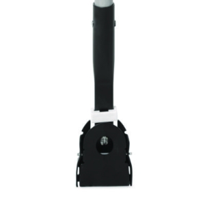 Snap-On Fiberglass Dust Mop Handle, 1" dia x 60", Gray/Black