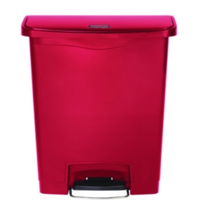 Streamline Resin Step-On Container, Front Step Style, 8 gal,