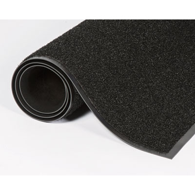 Jasper Indoor/Outdoor Scraper Mat, Black Cut Pile Nylon Surf