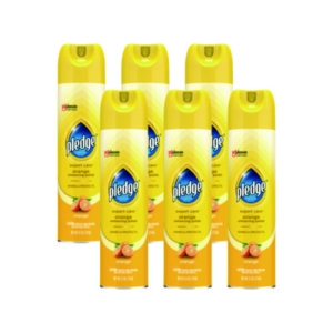 Furniture Polish, Orange Scent, 9.7 oz Aerosol Spray, 6/Cart