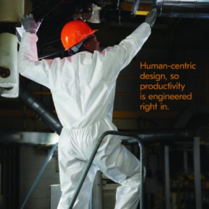 A30 Breathable Splash and Particle Protection Coveralls, 3X-
