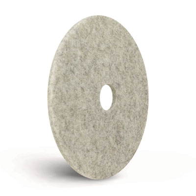 Combo Burnishing Pad, 28" Diameter, Gray, 5/Carton
