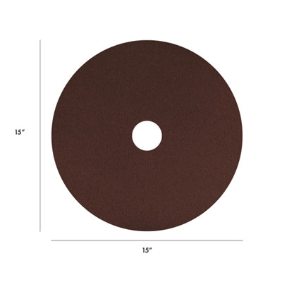 EcoPrep EPP Specialty Pad, 15" Diameter, Maroon, 10/Carton