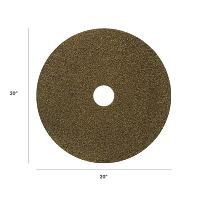 Black Diamond 1500 Grit Diamond Pad, 20" Diameter, Black and