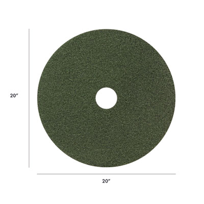 Black Diamond 3000 Grit Diamond Pad, 20" Diameter, Black and