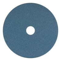 Cleaner Pad, 16" Diameter, Blue, 5/Carton