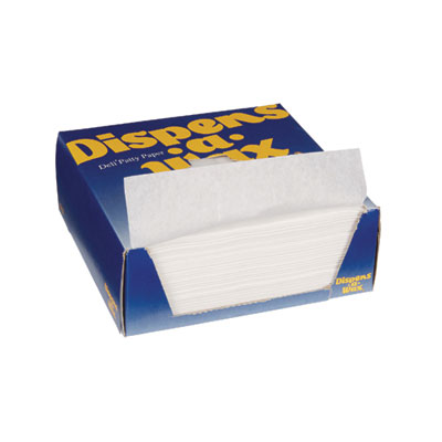 Dispens-A-Wax Waxed Deli Patty Paper, 5.5 x 5.5, 1,000/Box,