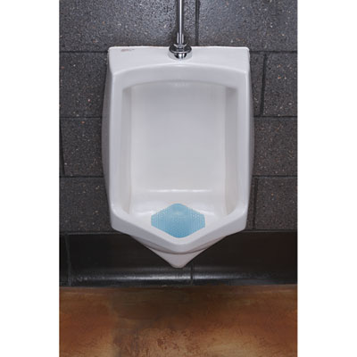 Wave 3D Urinal Deodorizer, Ocean Mist Scent, Blue, 10/Box, 6