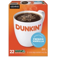 K-Cup Pods, French Vanilla, 22 Pods/Box