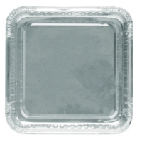 8" Square Cake Pan, 7.88 x 7.88 x 1.31, Silver, Aluminum, 50