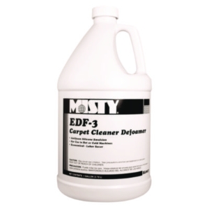 EDF-3 Carpet Cleaner Defoamer, Unscented, 1 gal Bottle, 4/Ca