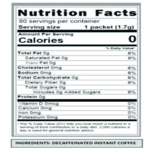 Taster's Choice Stick Pack, Decaf, 0.06 oz, 80/Box, 6 Boxes/
