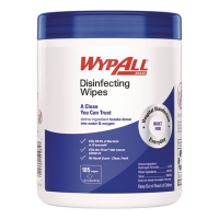 Disinfecting Wipes, 1-Ply, 5.16 x 8.5, Fresh Scent, White, 1