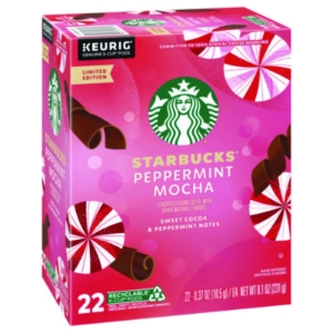 Peppermint Mocha K-Cup, 22/Box, 4/Carton