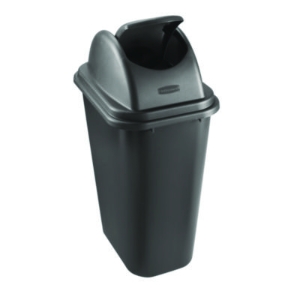 Rectangular Free-Swinging Plastic Lids, Black