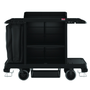 Standard Housekeeping Cart, Plastic, 1 Shelf, 24" x 62.13" x