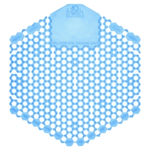 Wave 3D Urinal Deodorizer, Cotton Blossom Scent, Blue, 10/Bo