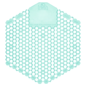 Wave 3D Urinal Deodorizer, Ocean Mist Scent, Blue, 10/Box