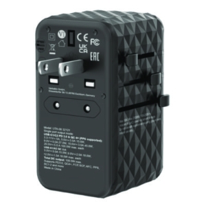 UTA-06 Gan III Universal Travel Adapter, (2) USB-A/(2) USB-C