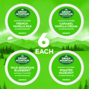 Flavored Variety Coffee K-Cups, Assorted Flavors, 0.38 oz K-