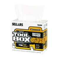 TOOLBOX WaterWeave T700 Wipers, 1-Ply, 8.27 x 16.5, White, 1