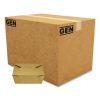 Reclosable Kraft Take-Out Box, 48 oz, 6.93 x 5.62 x 2.4, Bro