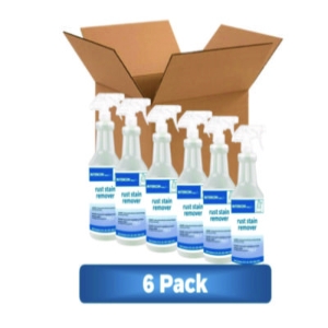 Rust Stain Remover, Unscented, 32 oz Spray Bottle, 6/Carton