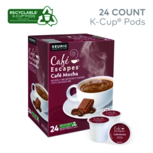 Cafe Escapes Mocha K-Cups, 24/box