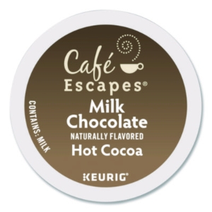 Cafe Escapes Milk Chocolate Hot Cocoa K-Cups, 96/carton