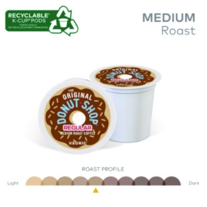Donut Shop Coffee K-Cups, Regular, 24/box