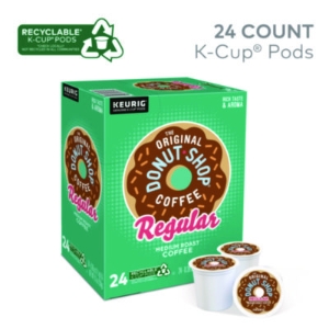 Donut Shop Coffee K-Cups, Regular, 24/box
